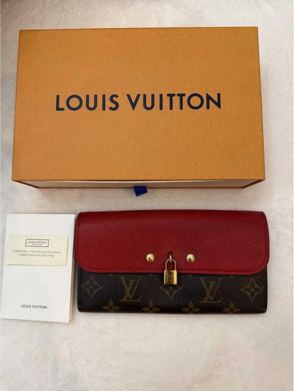 Authentic Louis Vuitton Long Wallet Venus Monogram Red LV Limited Edition